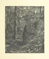 An illustration from Picture Posies. Poems chiefly by living authors, and drawings by F. Walker, J. W. North, A. B. Boughton [and others] ... Engraved by Dalziel Brothers (1874)