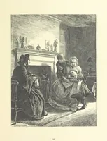 An illustration from Picture Posies. Poems chiefly by living authors, and drawings by F. Walker, J. W. North, A. B. Boughton [and others] ... Engraved by Dalziel Brothers (1874)