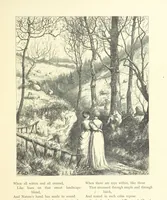 Picture 8 of 150 from Picture Posies. Poems chiefly by living authors, and drawings by F. Walker, J. W. North, A. B. Boughton [and others] ... Engraved by Dalziel Brothers (1874), leaf 35