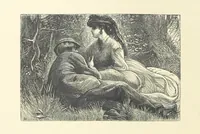 An illustration from Picture Posies. Poems chiefly by living authors, and drawings by F. Walker, J. W. North, A. B. Boughton [and others] ... Engraved by Dalziel Brothers (1874)