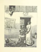 An illustration from Picture Posies. Poems chiefly by living authors, and drawings by F. Walker, J. W. North, A. B. Boughton [and others] ... Engraved by Dalziel Brothers (1874)