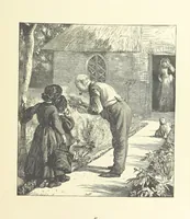 An illustration from Picture Posies. Poems chiefly by living authors, and drawings by F. Walker, J. W. North, A. B. Boughton [and others] ... Engraved by Dalziel Brothers (1874)