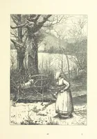 An illustration from Picture Posies. Poems chiefly by living authors, and drawings by F. Walker, J. W. North, A. B. Boughton [and others] ... Engraved by Dalziel Brothers (1874)