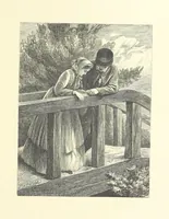 An illustration from Picture Posies. Poems chiefly by living authors, and drawings by F. Walker, J. W. North, A. B. Boughton [and others] ... Engraved by Dalziel Brothers (1874)