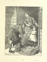 An illustration from Picture Posies. Poems chiefly by living authors, and drawings by F. Walker, J. W. North, A. B. Boughton [and others] ... Engraved by Dalziel Brothers (1874)
