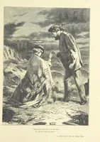 An illustration from Idyllic Pictures. Drawn by Barnes, Miss E. Edwards, P. Gray, Houghton, R. P. Leitch, Pinwell, Sandys, Small, G. Thomas, etc (1867)