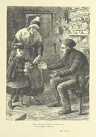 An illustration from Idyllic Pictures. Drawn by Barnes, Miss E. Edwards, P. Gray, Houghton, R. P. Leitch, Pinwell, Sandys, Small, G. Thomas, etc (1867)