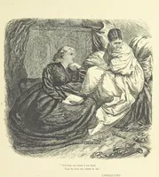 An illustration from Idyllic Pictures. Drawn by Barnes, Miss E. Edwards, P. Gray, Houghton, R. P. Leitch, Pinwell, Sandys, Small, G. Thomas, etc (1867)