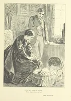 An illustration from Idyllic Pictures. Drawn by Barnes, Miss E. Edwards, P. Gray, Houghton, R. P. Leitch, Pinwell, Sandys, Small, G. Thomas, etc (1867)