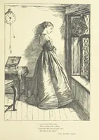An illustration from Idyllic Pictures. Drawn by Barnes, Miss E. Edwards, P. Gray, Houghton, R. P. Leitch, Pinwell, Sandys, Small, G. Thomas, etc (1867)