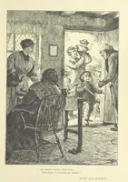An illustration from Idyllic Pictures. Drawn by Barnes, Miss E. Edwards, P. Gray, Houghton, R. P. Leitch, Pinwell, Sandys, Small, G. Thomas, etc (1867)