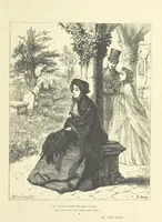 An illustration from Idyllic Pictures. Drawn by Barnes, Miss E. Edwards, P. Gray, Houghton, R. P. Leitch, Pinwell, Sandys, Small, G. Thomas, etc (1867)