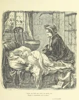 An illustration from Idyllic Pictures. Drawn by Barnes, Miss E. Edwards, P. Gray, Houghton, R. P. Leitch, Pinwell, Sandys, Small, G. Thomas, etc (1867)