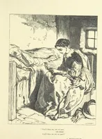 An illustration from Idyllic Pictures. Drawn by Barnes, Miss E. Edwards, P. Gray, Houghton, R. P. Leitch, Pinwell, Sandys, Small, G. Thomas, etc (1867)