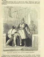 An illustration from The Black Pirate; or, the Phantom Ship. A romance (1848)