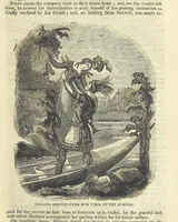 An illustration from The Black Pirate; or, the Phantom Ship. A romance (1848)