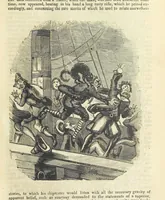 An illustration from The Black Pirate; or, the Phantom Ship. A romance (1848)