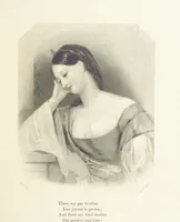 An illustration from The Poet and the Painter; or Gems of Art and Song (1869)