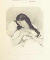 An illustration from The Poet and the Painter; or Gems of Art and Song (1869)