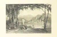 An illustration from The Poet and the Painter; or Gems of Art and Song (1869)