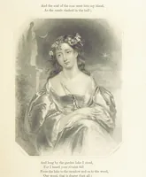 An illustration from The Poet and the Painter; or Gems of Art and Song (1869)
