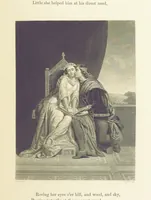 An illustration from The Poet and the Painter; or Gems of Art and Song (1869)
