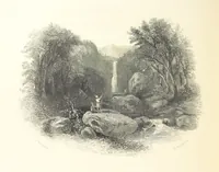 An illustration from The Poet and the Painter; or Gems of Art and Song (1869)