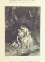 An illustration from The Poet and the Painter; or Gems of Art and Song (1869)