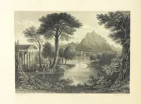An illustration from The Poet and the Painter; or Gems of Art and Song (1869)