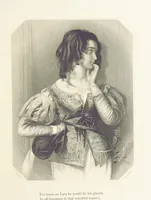 An illustration from The Poet and the Painter; or Gems of Art and Song (1869)