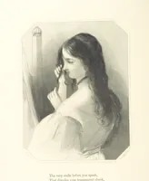 An illustration from The Poet and the Painter; or Gems of Art and Song (1869)