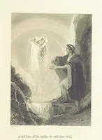 An illustration from The Poet and the Painter; or Gems of Art and Song (1869)