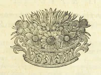 An illustration from The Works of Mr. Alexander Pope. 2 vol. (Vol. 2: Essay on Man.-Epistles to several persons.-Satires of Horace.-Satires of Dr John Donne.-Epitaphs.-The Dunciad.) (1717)