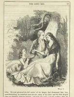 An illustration from The Gipsy Boy: a romance of the woods and wilds (1847)