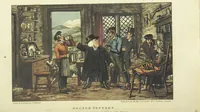 An illustration from The Tour of Doctor Prosody, in search of the antique and picturesque, through Scotland, the Hebrides, the Orkney, and Shetland Isles. Illustrated by twenty humorous plates (1821)