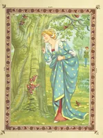 Picture 46 of 48 from The Quiver of Love. A collection of Valentines ancient and modern. With illustrations, in colors, ... by W. Crane and Kate Greenaway (1876), leaf 155
