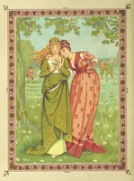 Picture 14 of 48 from The Quiver of Love. A collection of Valentines ancient and modern. With illustrations, in colors, ... by W. Crane and Kate Greenaway (1876), leaf 38