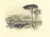 An illustration from Leaves from a Journal [by P. R., i.e. Patrick Robertson, Lord Robertson, illustrated with engravings from the works of several masters, and published at various times (1844)