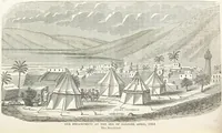 An illustration from The Handwriting of God in Egypt, Sinai, and the Holy Land: the records of a journey from the great Valley of the West to the Sacred Places of the East. ... With maps, diagrams, and ... illustrations (1867)