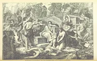 An illustration from Antiquities of the Orient unveiled, containing a concise description of King Solomon's cities, together with those of forty of the most ancient and renowned cities of the East ... With two ... lithographs, and ninety ... engravings (1874)