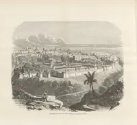 An illustration from Antiquities of the Orient unveiled, containing a concise description of King Solomon's cities, together with those of forty of the most ancient and renowned cities of the East ... With two ... lithographs, and ninety ... engravings (1874)