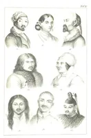 An illustration from Die Völker der Erde nach ihrer Eigenthümlichkeit in Regierungsform, Sitten und Nationaltracht durch Wort und Bild, geschildert nach den Werken eines Barrow, H. Barth, Catlin, etc. Herausgegeben von A. B. Reichenbach. Mit 50 Tafeln colorirten Abbildungen (1859)