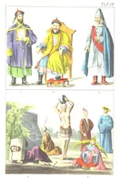 Picture 12 of 50 from Die Völker der Erde nach ihrer Eigenthümlichkeit in Regierungsform, Sitten und Nationaltracht durch Wort und Bild, geschildert nach den Werken eines Barrow, H. Barth, Catlin, etc. Herausgegeben von A. B. Reichenbach. Mit 50 Tafeln colorirten Abbildungen (1859), leaf 459