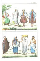 An illustration from Die Völker der Erde nach ihrer Eigenthümlichkeit in Regierungsform, Sitten und Nationaltracht durch Wort und Bild, geschildert nach den Werken eines Barrow, H. Barth, Catlin, etc. Herausgegeben von A. B. Reichenbach. Mit 50 Tafeln colorirten Abbildungen (1859)