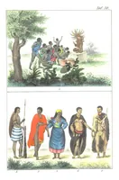 Picture 30 of 50 from Die Völker der Erde nach ihrer Eigenthümlichkeit in Regierungsform, Sitten und Nationaltracht durch Wort und Bild, geschildert nach den Werken eines Barrow, H. Barth, Catlin, etc. Herausgegeben von A. B. Reichenbach. Mit 50 Tafeln colorirten Abbildungen (1859), leaf 495