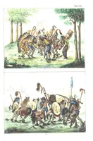 Picture 33 of 50 from Die Völker der Erde nach ihrer Eigenthümlichkeit in Regierungsform, Sitten und Nationaltracht durch Wort und Bild, geschildert nach den Werken eines Barrow, H. Barth, Catlin, etc. Herausgegeben von A. B. Reichenbach. Mit 50 Tafeln colorirten Abbildungen (1859), leaf 501