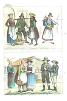 An illustration from Die Völker der Erde nach ihrer Eigenthümlichkeit in Regierungsform, Sitten und Nationaltracht durch Wort und Bild, geschildert nach den Werken eines Barrow, H. Barth, Catlin, etc. Herausgegeben von A. B. Reichenbach. Mit 50 Tafeln colorirten Abbildungen (1859)