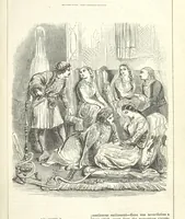 An illustration from The Loves of the Harem: a tale of Constantinople (1855)