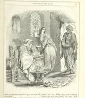An illustration from The Loves of the Harem: a tale of Constantinople (1855)