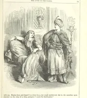 An illustration from The Loves of the Harem: a tale of Constantinople (1855)